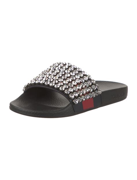 gucci kids stripped slides sandals